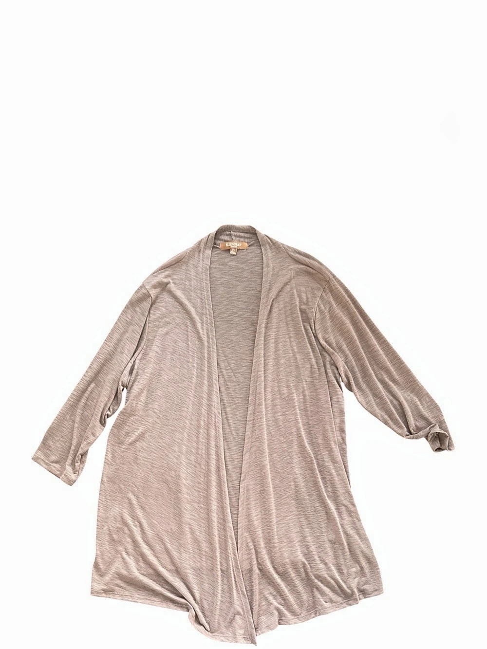 Ellen Tracy Open Front Cardigan in Brown Size 2X NWT